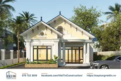 Nhà cấp 4 mái Thái với thiết kế đơn giản 