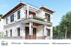 Mẫu Nhà 2 Tầng Mái Ngói Đơn Giản