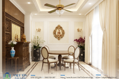 ẤN TƯỢNG VỚI MẪU NHÀ PHỐ 3 TẦNG VỚI MẶT TIỀN KIỂU PHÁP KẾT HỢP VỚI 6M MÁI THÁI  - 12
