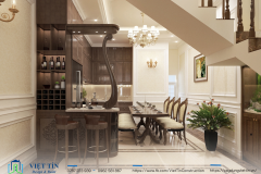 ẤN TƯỢNG VỚI MẪU NHÀ PHỐ 3 TẦNG VỚI MẶT TIỀN KIỂU PHÁP KẾT HỢP VỚI 6M MÁI THÁI  - 14