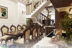 ẤN TƯỢNG VỚI MẪU NHÀ PHỐ 3 TẦNG VỚI MẶT TIỀN KIỂU PHÁP KẾT HỢP VỚI 6M MÁI THÁI  - 16