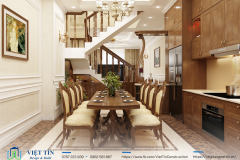 ẤN TƯỢNG VỚI MẪU NHÀ PHỐ 3 TẦNG VỚI MẶT TIỀN KIỂU PHÁP KẾT HỢP VỚI 6M MÁI THÁI  - 18