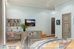 ẤN TƯỢNG VỚI MẪU NHÀ PHỐ 3 TẦNG VỚI MẶT TIỀN KIỂU PHÁP KẾT HỢP VỚI 6M MÁI THÁI  - 20