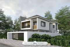 Góc nghiên căn biệt thự thự mái nhật