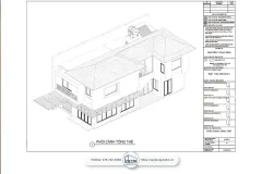 Mặt bằng mái biệt thự mái nhật