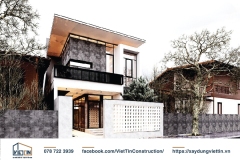 Biệt thự phố 2 tầng hiện đại