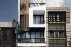 mẫu thiết kế nhà phố 3 tầng hiện đại
