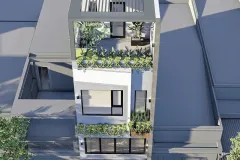Nhà ống hiện đại 3 tầng 1 tum