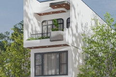 Nhà phố 1 lửng 1 lầu