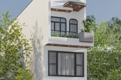 Nhà phố 1 lửng 1 lầu