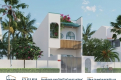 Nhìn là mê với thiết kế nhà phố 2 tầng sang trọng chỉ với 1,5 tỷ đồng tại Đồng Nai