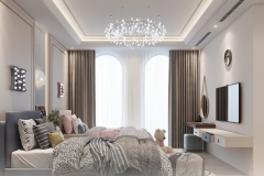 Tìm sự an lạc trong thiết kế biệt thự 2 tầng tại quận 8 - 19