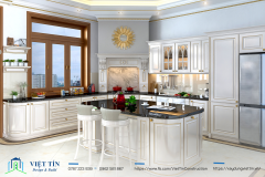 Vẻ đẹp vượt thời gian của thiết kế nhà phố 3 tầng tân cổ điển gam màu trắng sang trọng, tiện nghi - 10