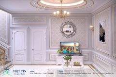 Vẻ đẹp vượt thời gian của thiết kế nhà phố 3 tầng tân cổ điển gam màu trắng sang trọng, tiện nghi - 12