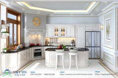 Vẻ đẹp vượt thời gian của thiết kế nhà phố 3 tầng tân cổ điển gam màu trắng sang trọng, tiện nghi - 6
