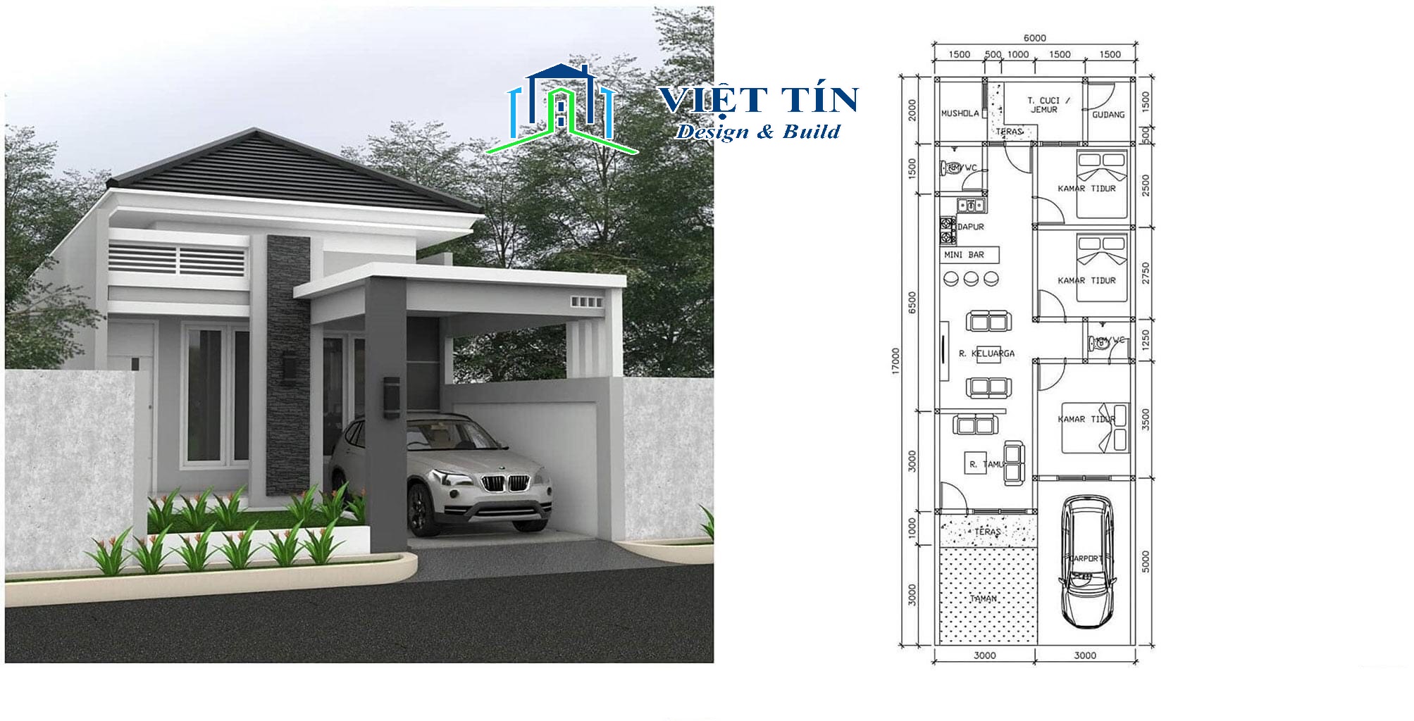 Tổng hợp 5 mẫu nhà cấp 4 đáng xem nhất | XÂY DỰNG VIỆT TÍN