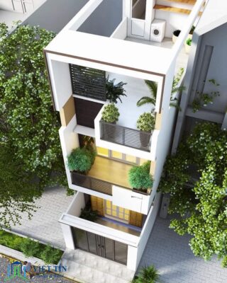Mẫu nhà phố 3 tầng TpHCM | XÂY DỰNG VIỆT TÍN