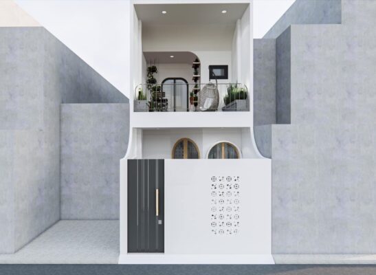 Mẫu nhà phố 2 tầng phong cách tối giản | Xây Dựng Nhà Phố | XÂY DỰNG VIỆT TÍN