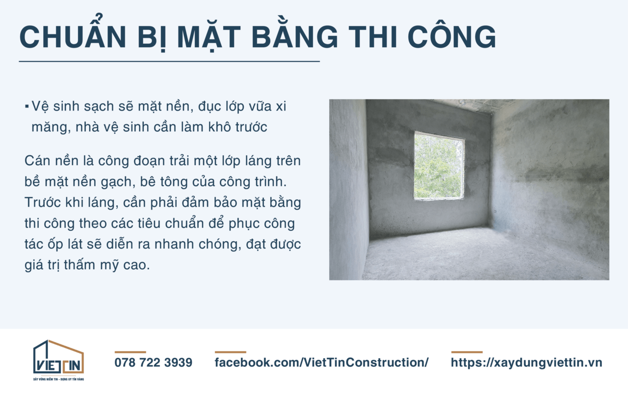 QUY TRÌNH THI CÔNG CÁN NỀN