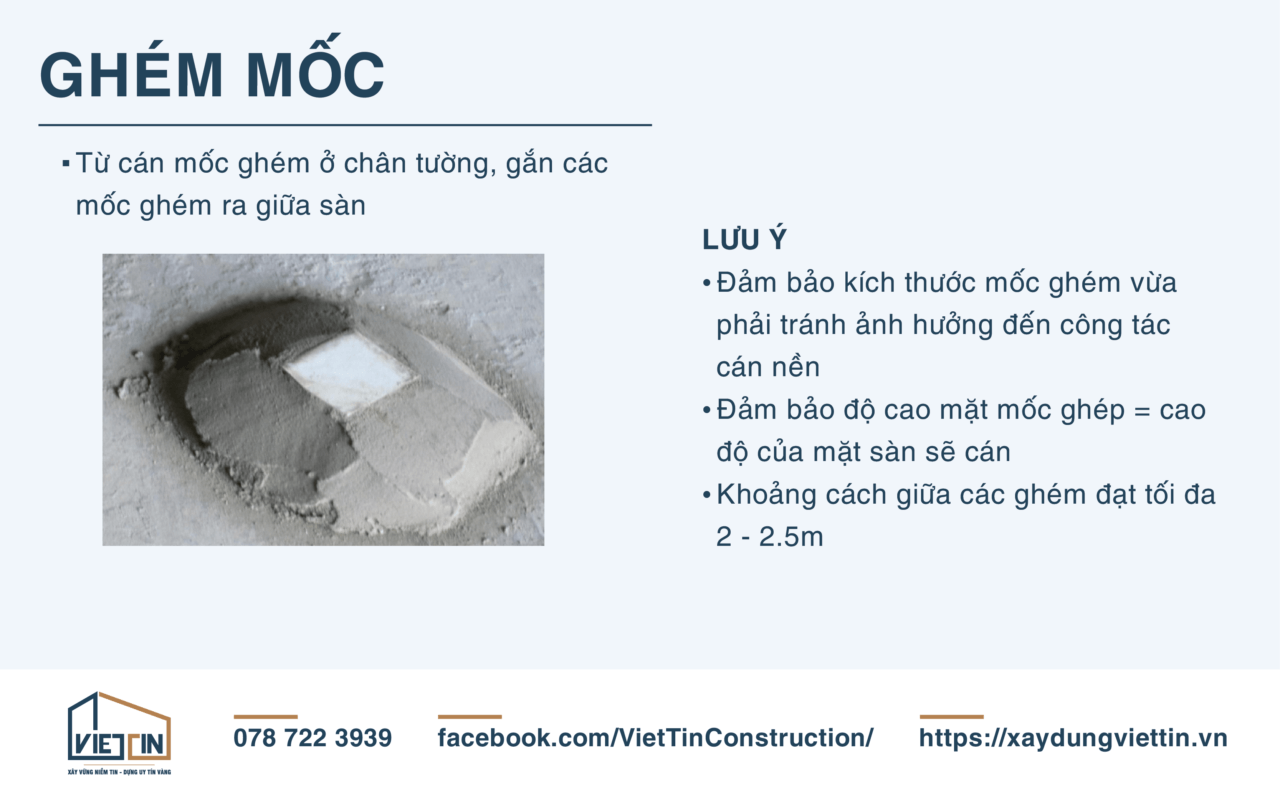 QUY TRÌNH THI CÔNG CÁN NỀN