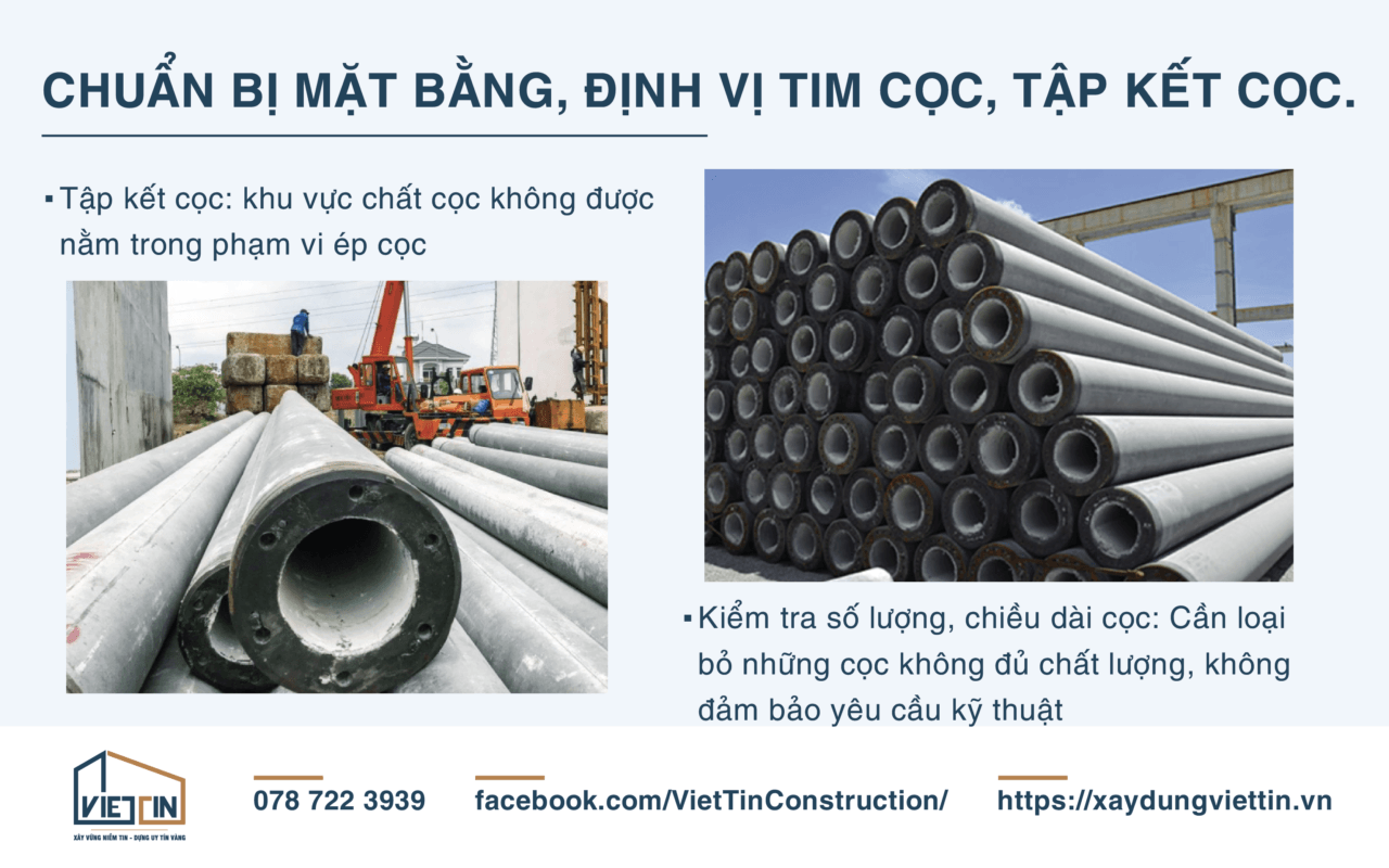 QUY TRÌNH THI CÔNG MÓNG CỌC