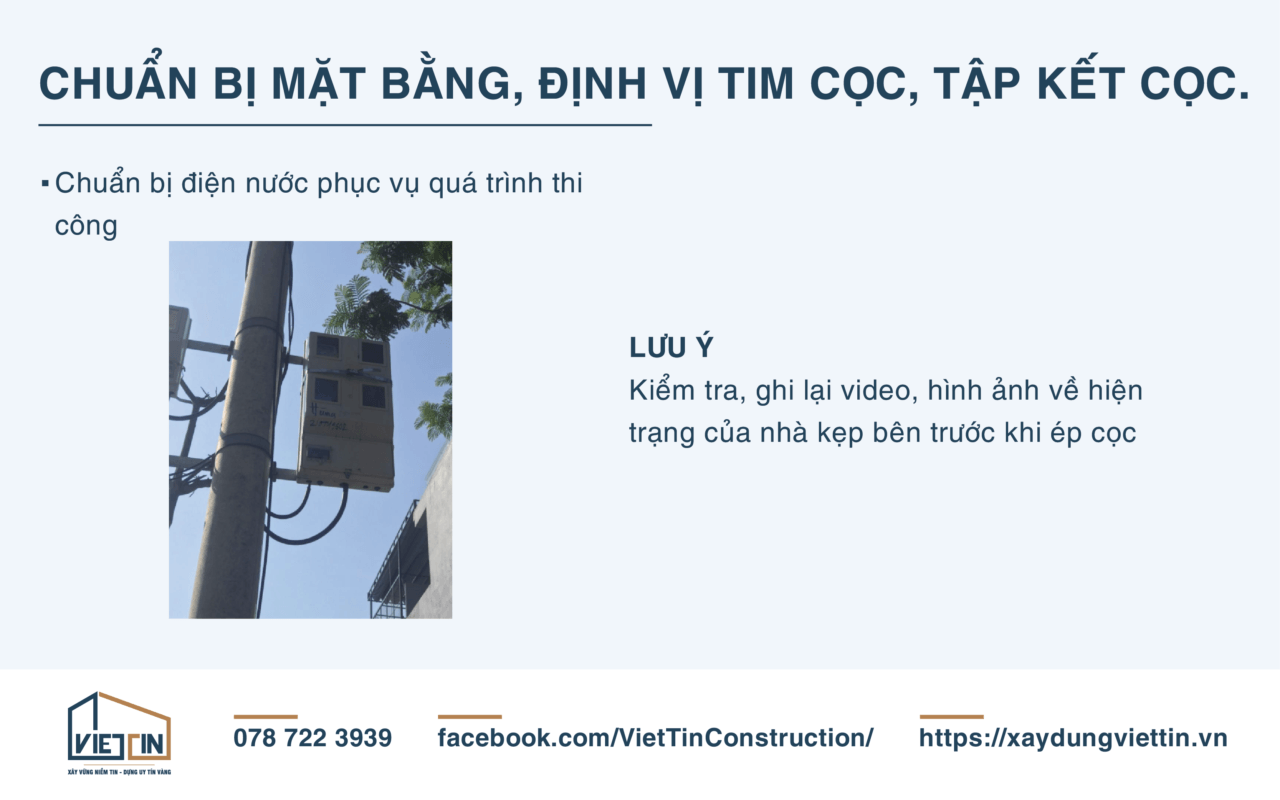 QUY TRÌNH THI CÔNG MÓNG CỌC
