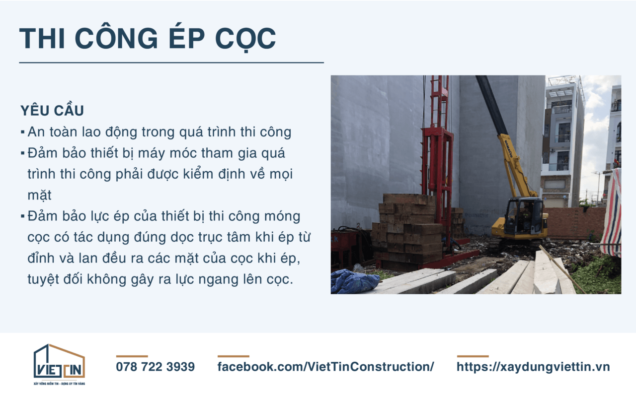 QUY TRÌNH THI CÔNG MÓNG CỌC