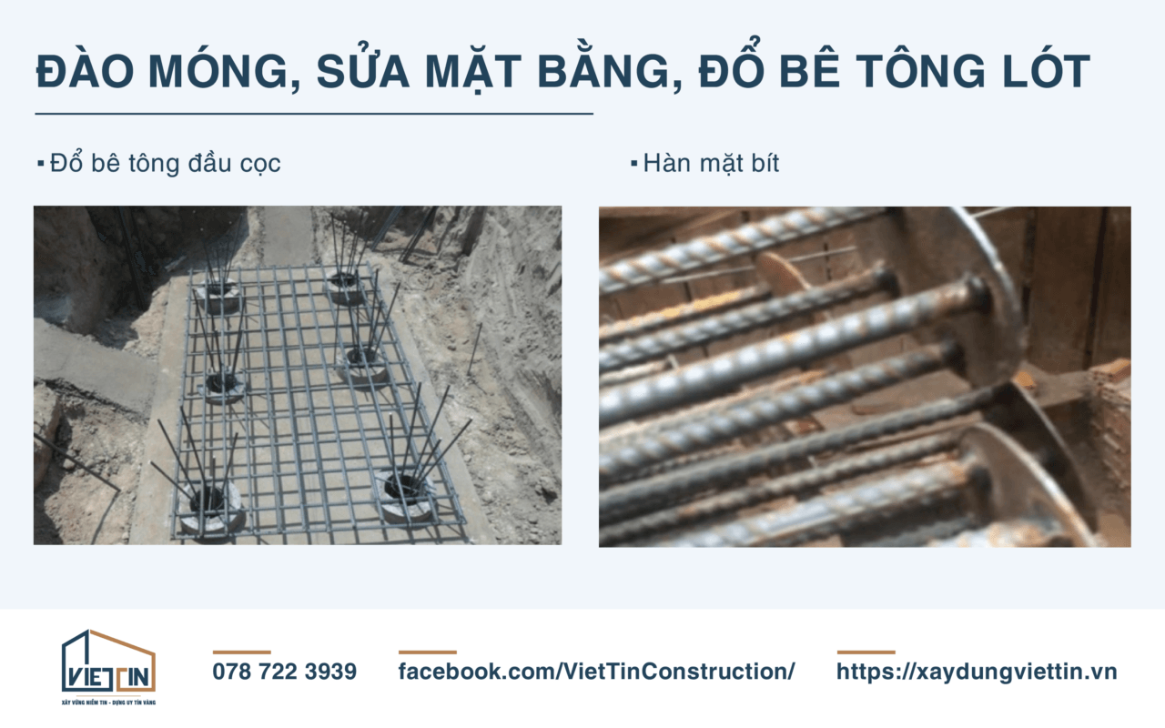 QUY TRÌNH THI CÔNG MÓNG CỌC