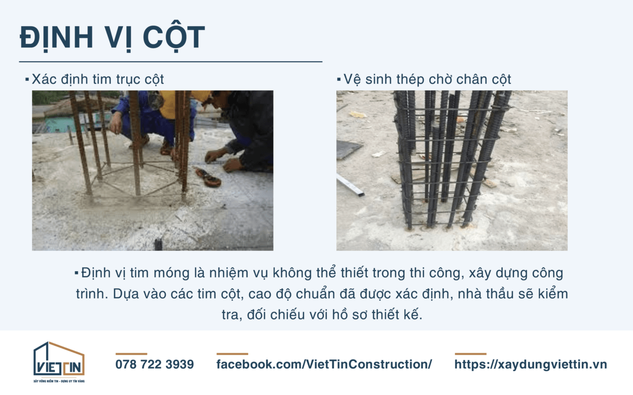 Quy trình thi công móng cột 5 QUY TRÌNH THI CÔNG MÓNG CỘT