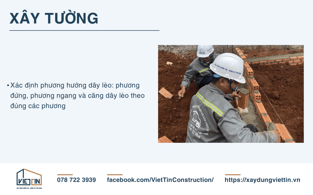 QUY TRÌNH THI CÔNG XÂY TÔ