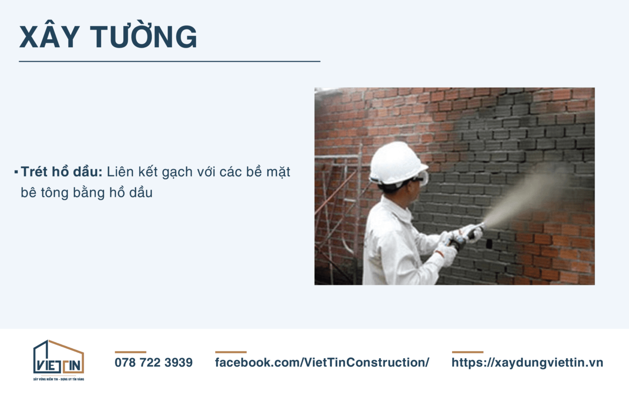 QUY TRÌNH THI CÔNG XÂY TÔ