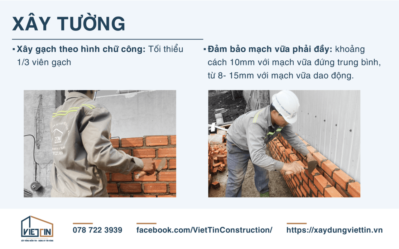 QUY TRÌNH THI CÔNG XÂY TÔ