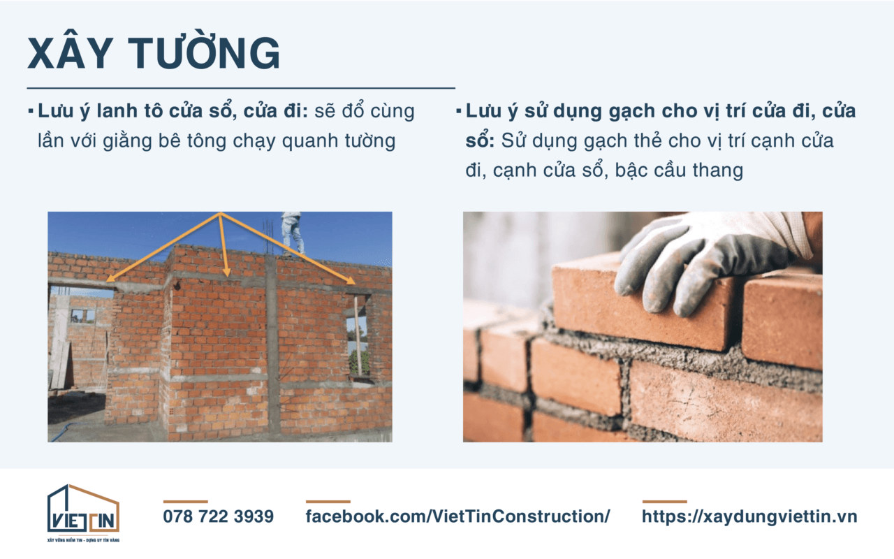 QUY TRÌNH THI CÔNG XÂY TÔ