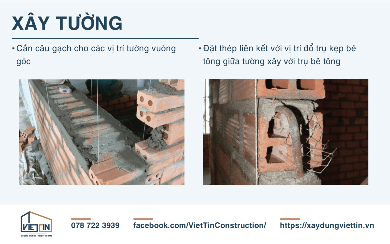 QUY TRÌNH THI CÔNG XÂY TÔ