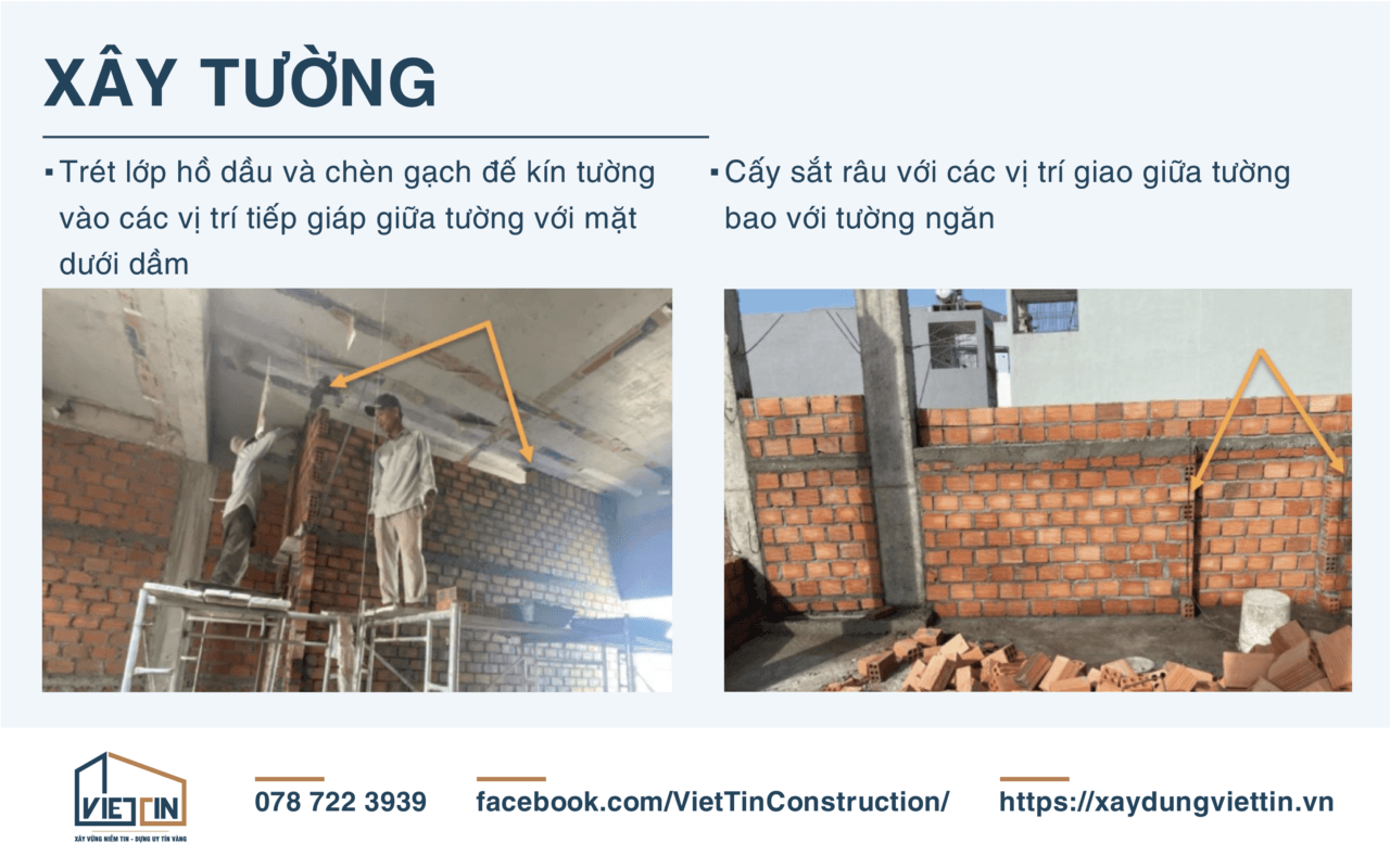 QUY TRÌNH THI CÔNG XÂY TÔ