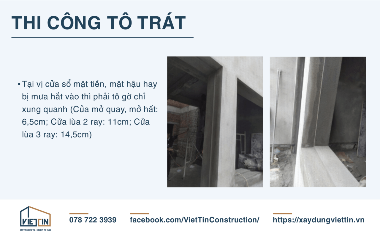 QUY TRÌNH THI CÔNG XÂY TÔ