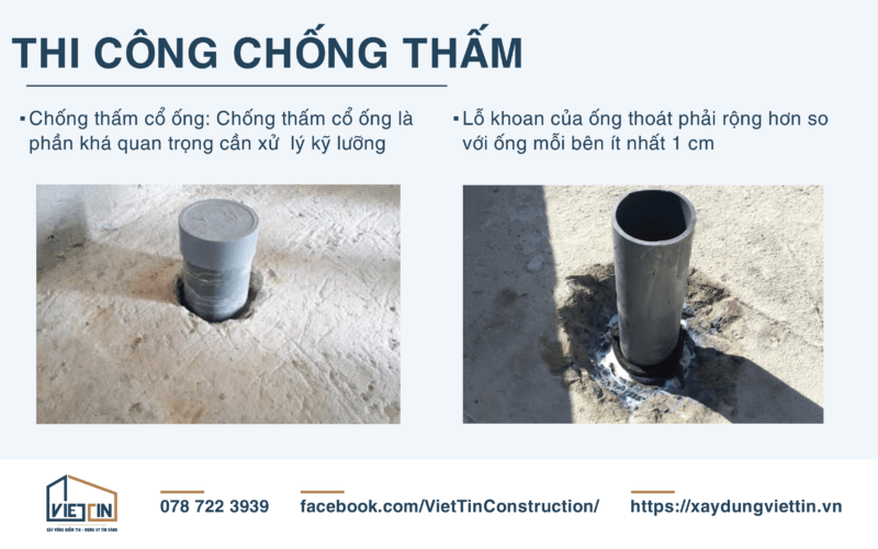 Quy trình thi công chống thấm | XÂY DỰNG VIỆT TÍN
