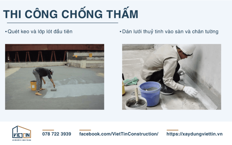Quy trình thi công chống thấm | XÂY DỰNG VIỆT TÍN