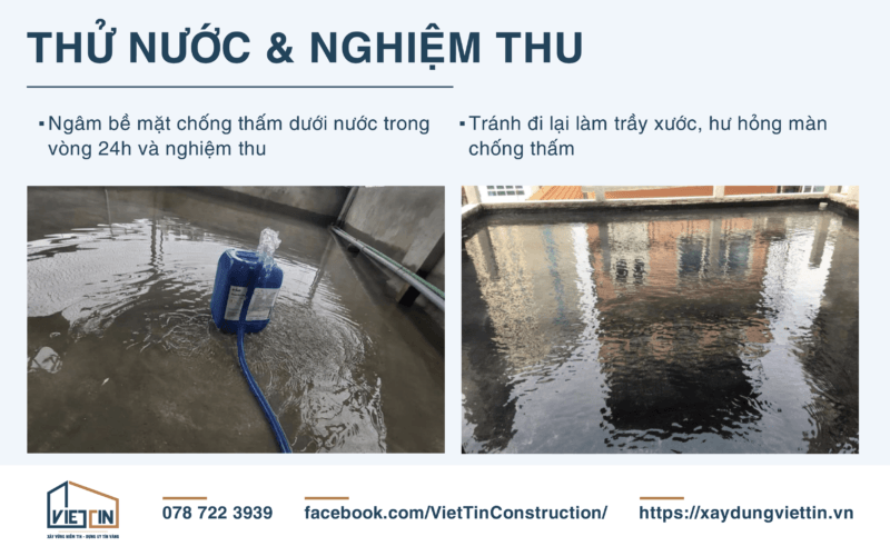 Quy trình thi công chống thấm | XÂY DỰNG VIỆT TÍN