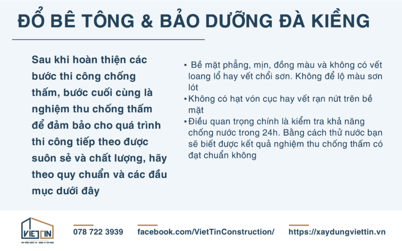 Quy trình thi công chống thấm | XÂY DỰNG VIỆT TÍN