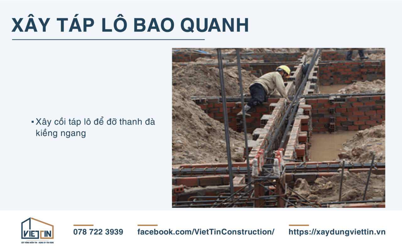 Quy trình thi công đà kiềng