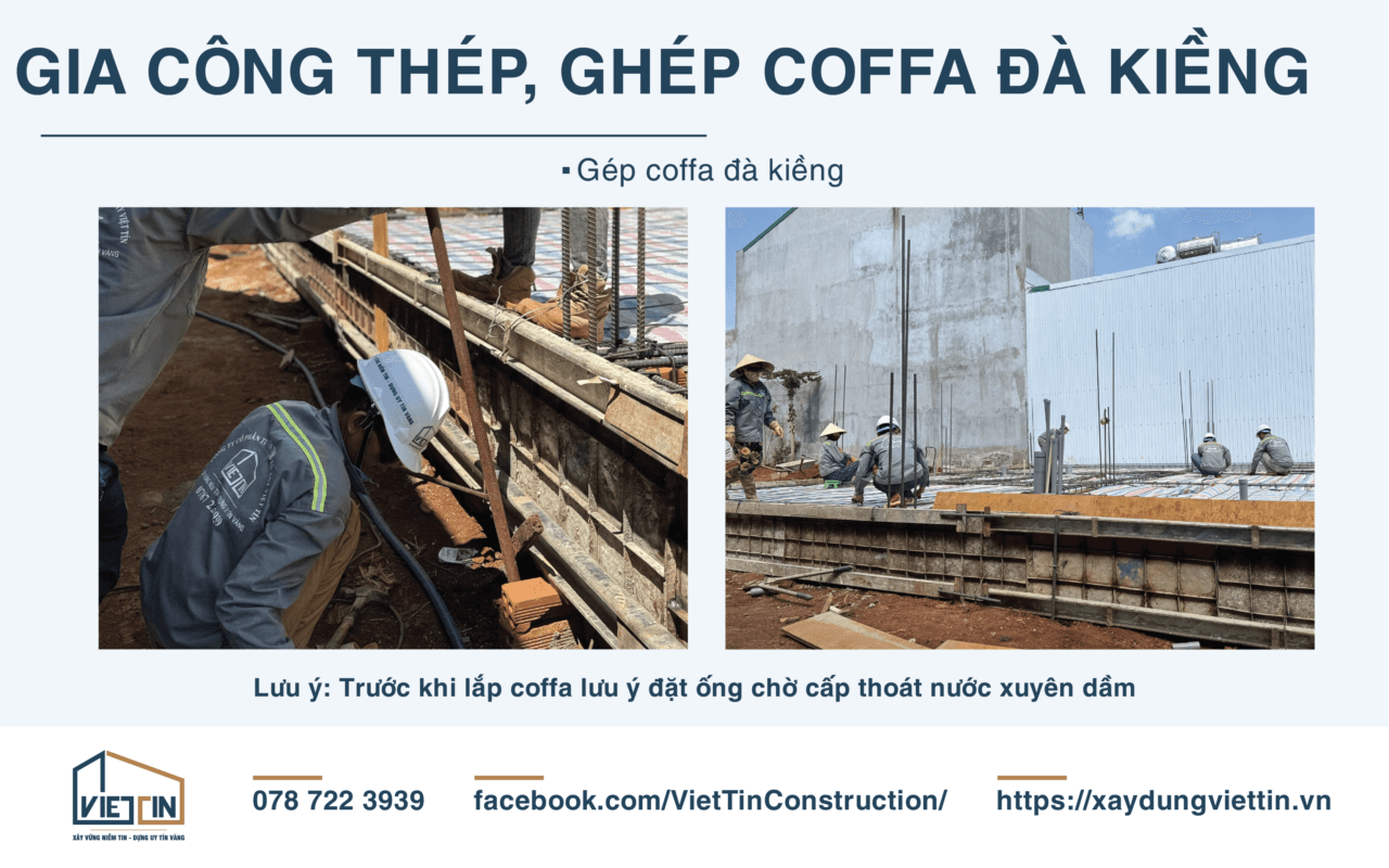 Quy trình thi công đà kiềng