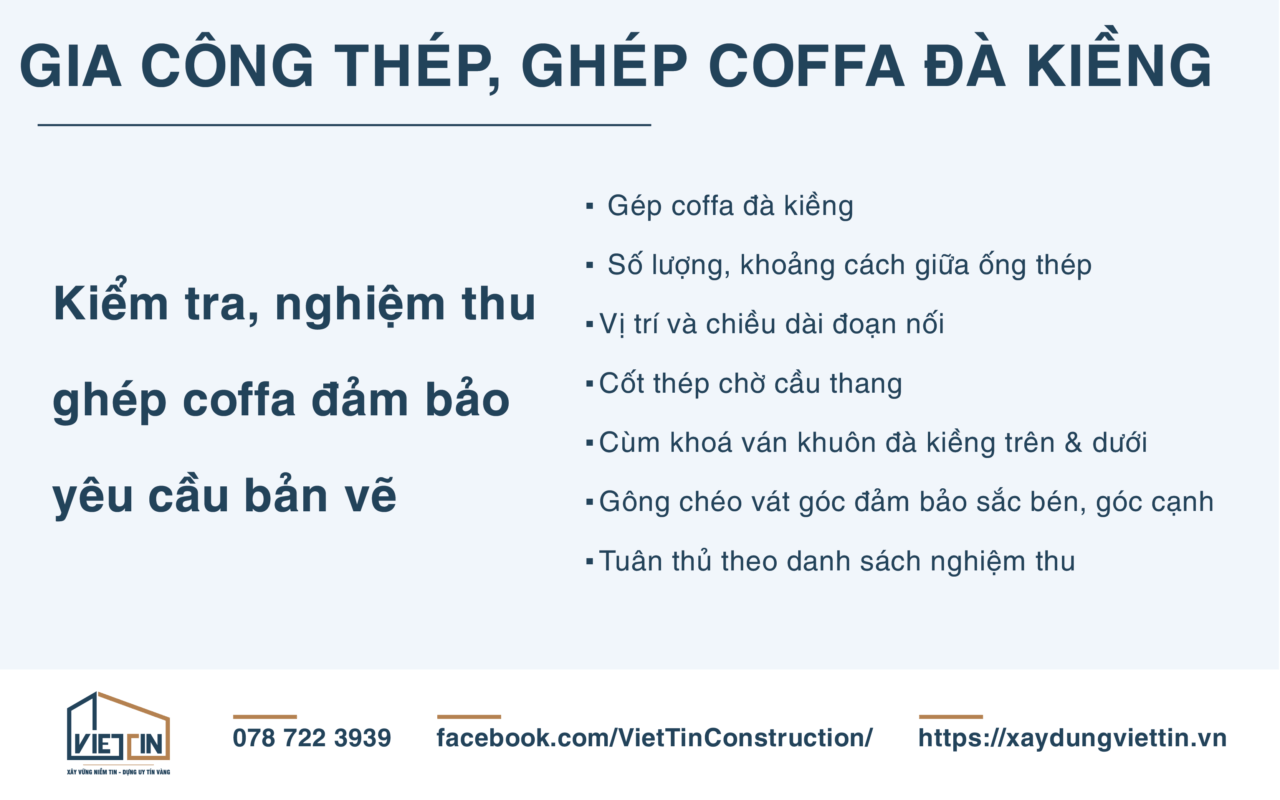 Quy trình thi công đà kiềng