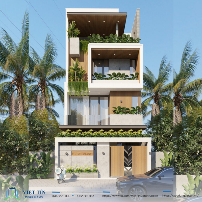 Mãn nhãn căn nhà phố 4 tầng cực chill với thiết kế tối ưu không gian tươi mát ở quận 2 - VIET TIN CONSTRUCTION