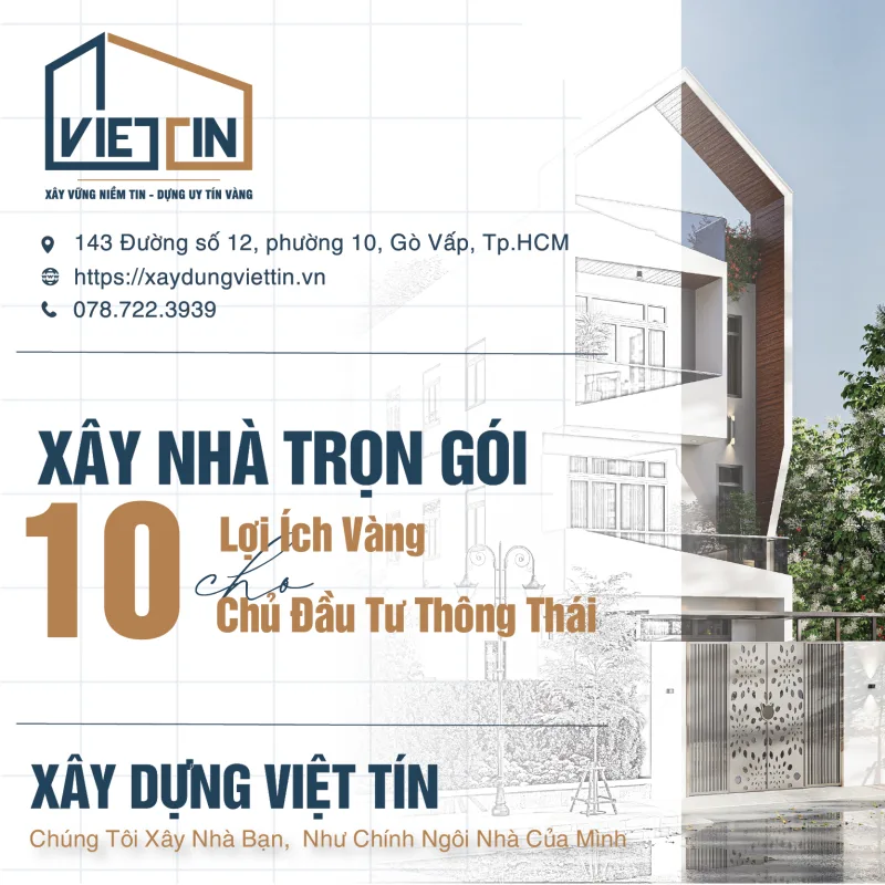 Xây Nhà Trọn Gói - 10 Ưu Điểm Vượt Trội Dành Cho Chủ Đầu Tư 1 Xây Nhà Trọn Gói