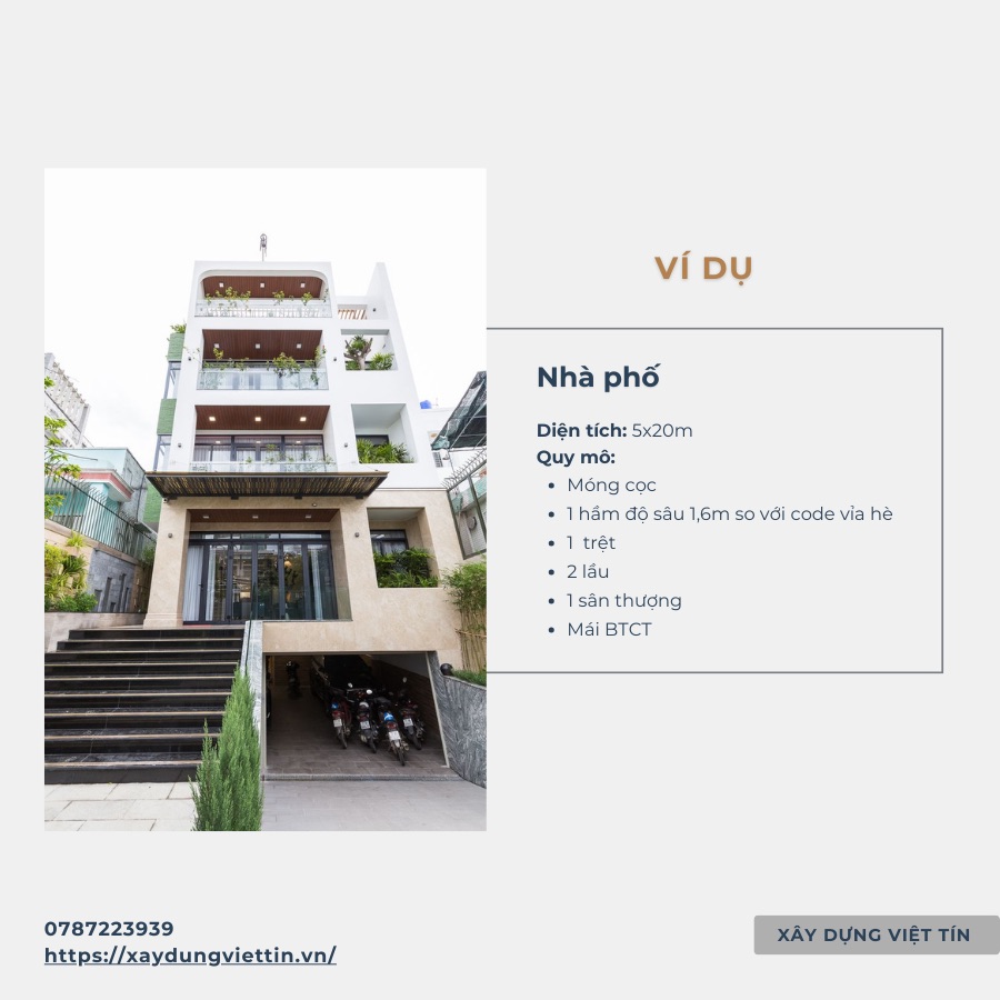 Hướng dẫn tính diện tích xây nhà