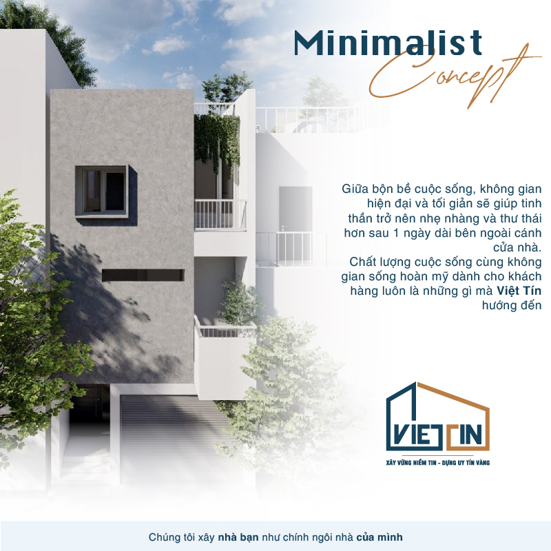 Minimalism House - Không gian sống tối giản