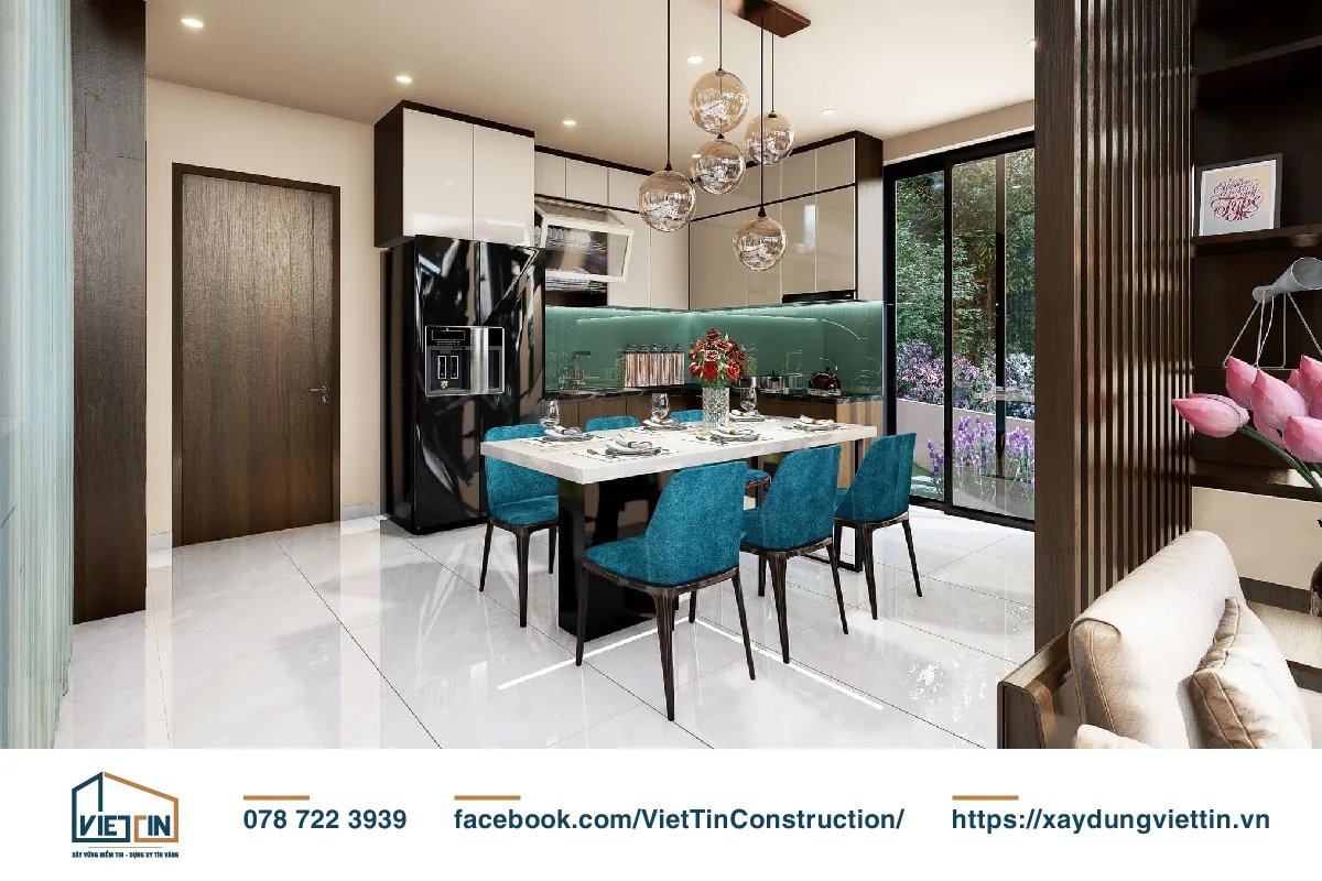 Thiết kế nhà phố 2 tầng hiện đại theo xu hướng không gian sống xanh 4 Nhà phố 2 tầng hiện đại-06