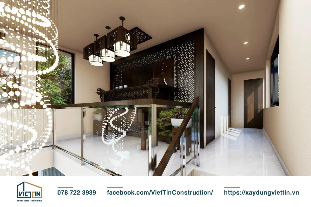 Thiết kế nhà phố 2 tầng hiện đại theo xu hướng không gian sống xanh 7 Nhà phố 2 tầng hiện đại-08