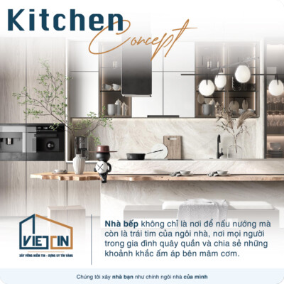 Thiết kế nhà bếp hiện đại